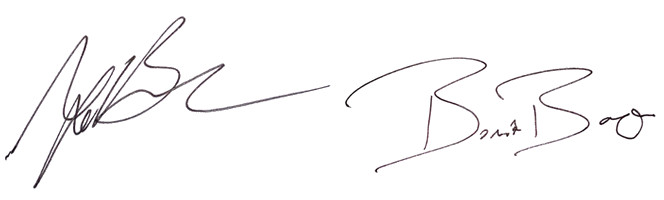 Yves and Ben Signature